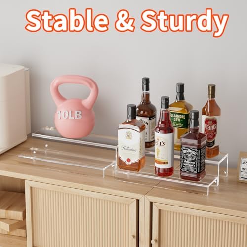 2 Tier Liquor Bottle Display Shelf