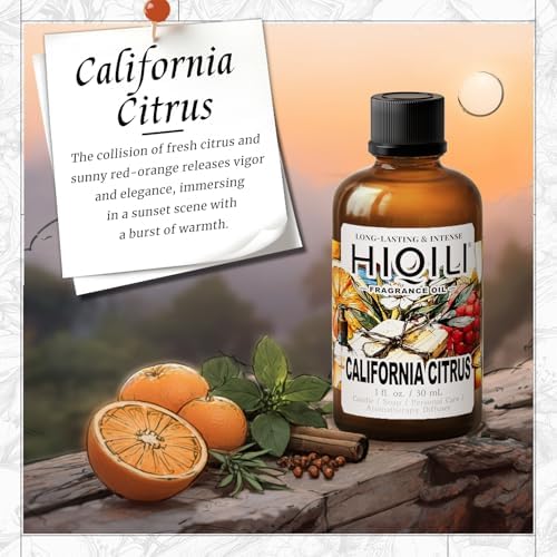 HIQILI California Citrus Fragrance Oil, Fresh for Diffuser - 1 Fl Oz - Image 2