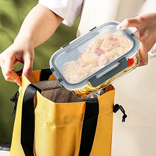 15 Pack,13 oz 1.5 Cup Glass Meal Prep Containers with Lids