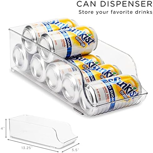 Fridge Organizers and Storage Bins for Pantry & Fridge (6 Piece Set)