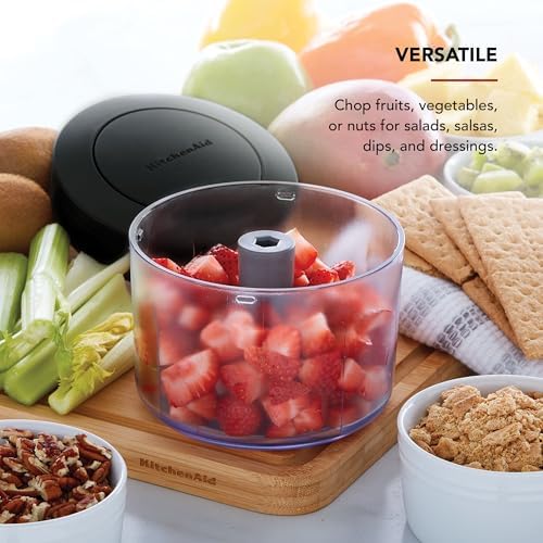 KitchenAid Manual Food Chopper, 3.8 Cup, Black - Image 4