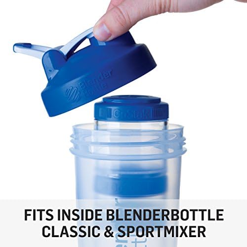BlenderBottle GoStak, 150cc, 2-Pack | Twist n' Lock | Storage Jars | Black - Image 4
