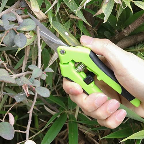 8 Pack 6.5 Inch Pruning Gardening Shears, Anti Slip Manual Trimming Pruning Scissors with Stainless Steel Straight Blades, Multifunctional Pruners for Garden Flower Herb