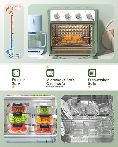 40 PCS Glass Food Storage Containers with Lids