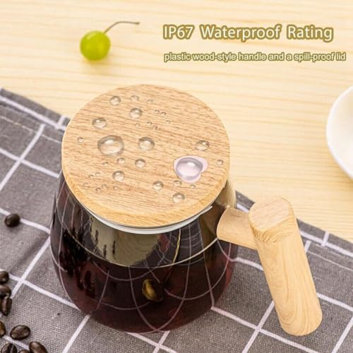 2024 New Electric High Speed Mixing Cup, 13.5oz Electric High Speed Mixing Waterproof Self Stirring Travel Coffee Mug, Electric High Speed Stirring Cup for Office/Travel/Home (2Pcs-Colored)