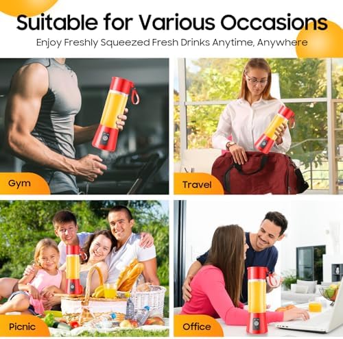 2026 Newly Upgraded Portable Smoothie Blender - Personal Travel Blender - Image 4