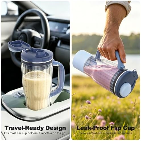 26 oz Personal Smoothie Tumbler Fit for Ninja BlendBOSS/CrushBOSS Blender - Image 4