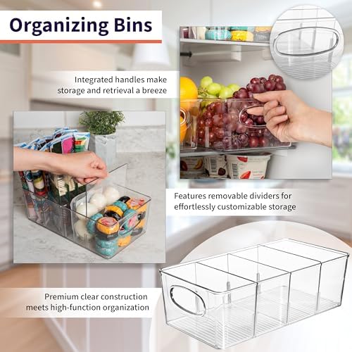 Pantry Organizers and Storage and Cabinet Organizer, 2 Pack