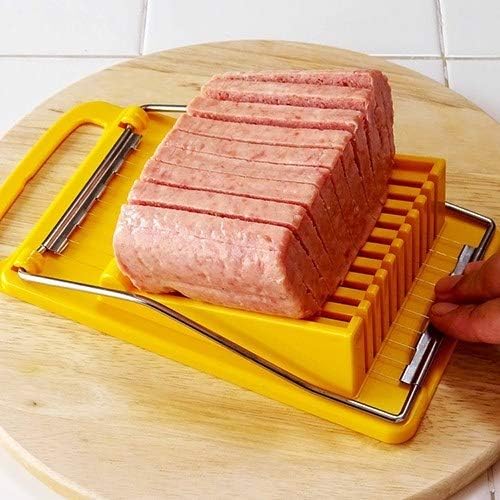 Convenient Kitchen Luncheon Meat Spam Cheese Slicer Quality Stainless Steel Wire Slicer BPA Free Made in Japan - Image 3