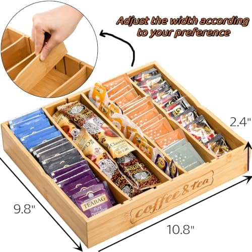 2 Pack K Cup Holder for Drawers, Adjustable Dividers