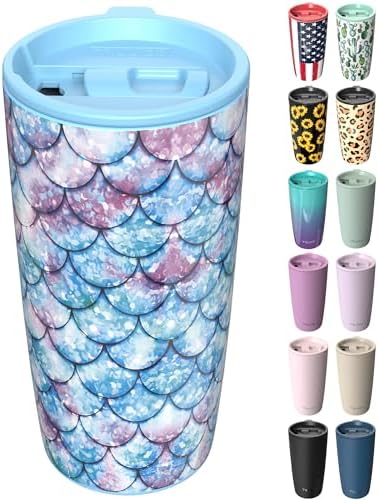 TILUCK 20 oz Insulated Coffee Tumbler with BPA-Free Lid by TILUCKBringsGoodLuck
