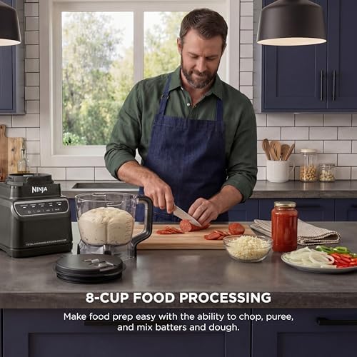 Ninja Kitchen System Pro+, 72oz Pitcher, 8-Cup, 1200W, Grey, BR601AMZ - Image 4