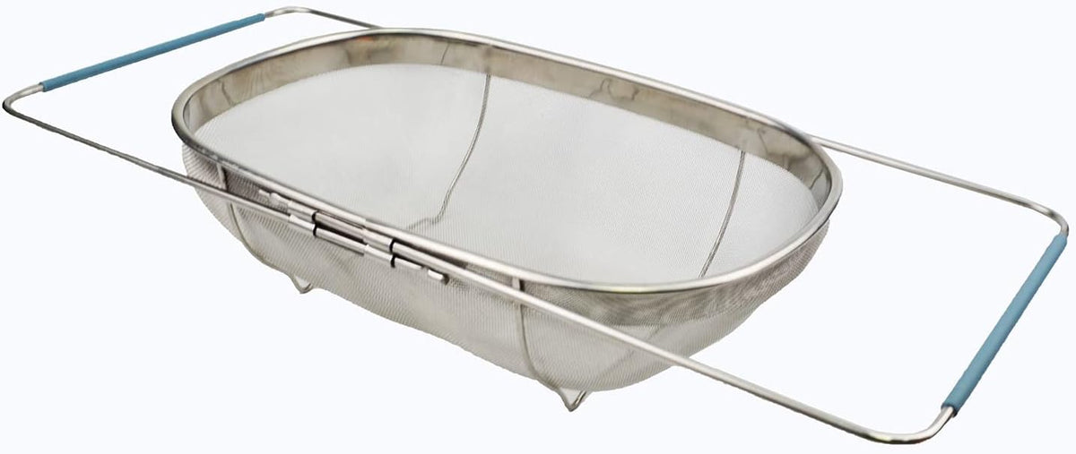 Expandable Over The Sink Oval Colander/Mesh Strainer Basket (1)