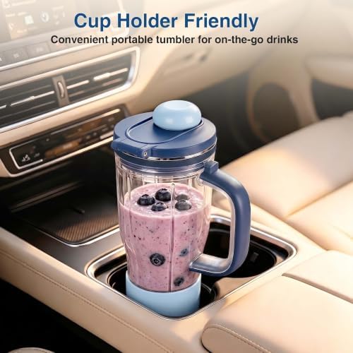 26oz Replacement Cup for Ninja BlendBOSS Blender DB301 DB351 Series, Blue - Image 6