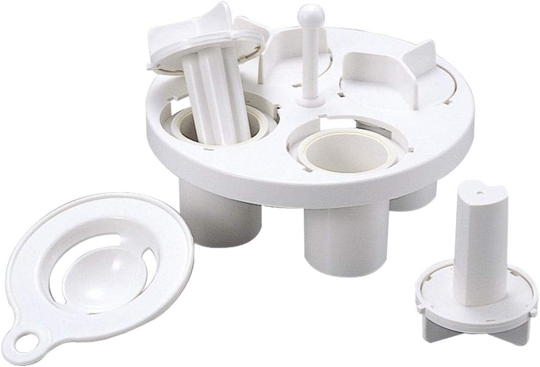 Bentousa Decorative Hard Boiled Egg Yolk Mold 4 Shapes