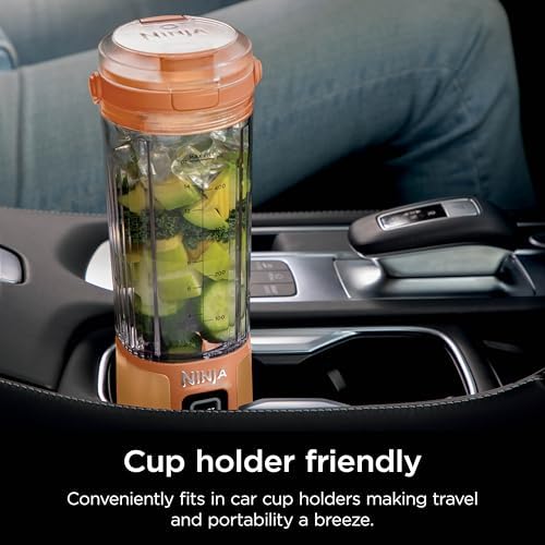 Ninja Blast Portable Blender, Cordless,18oz Vessel, Apricot, BC151AO - Image 2