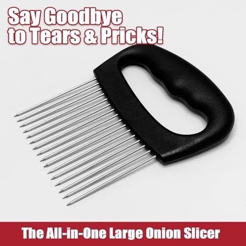 Extra-Large Onion Slicer – 304 Steel 16-Needle Cutter for Kitchen - Image 6