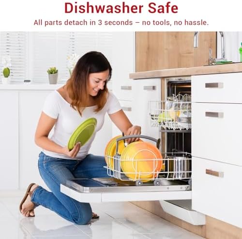 Cheese Grater Attachment for KitchenAid Mixer, 4-Blade Shredder