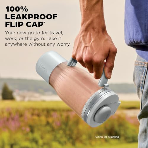 Ninja BlendBOSS 26oz Travel Tumbler & Straw, Light Gray, XSKDB326SLGY - Image 3