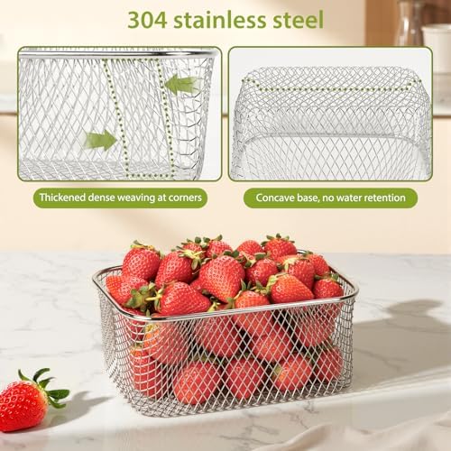 3 PCS Large Fruit storage Containers for Fridge Food Storage Containers