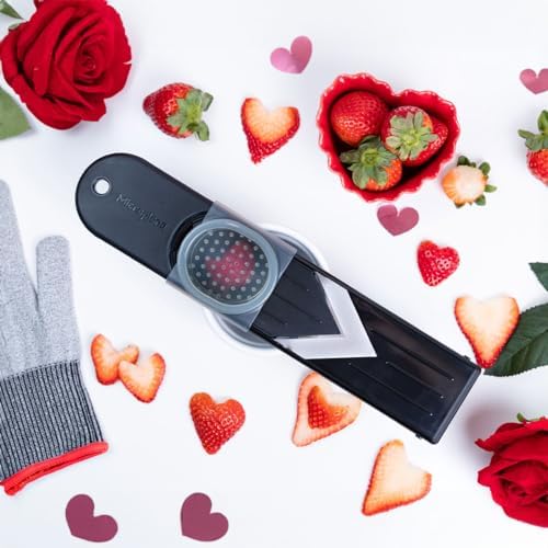 Microplane Mini Mandoline Slicer - Compact Slicer for Strawberries and Mushrooms - Image 2