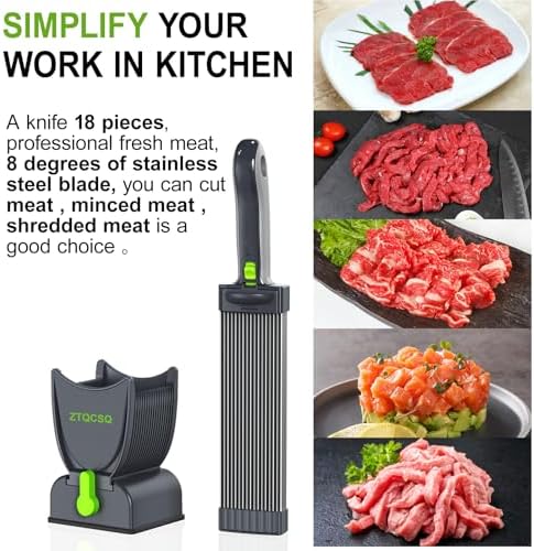 Meat Slicer for Fresh Raw Meat, Manual Fresh Meat Slicer Cutter (2 or 4 mm)