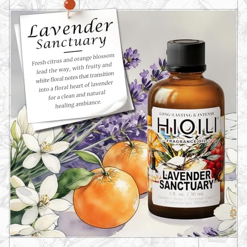 HIQILI Lavender Sanctuary Fragrance Oil for Diffuser, Soap & Candle Craft - Image 2