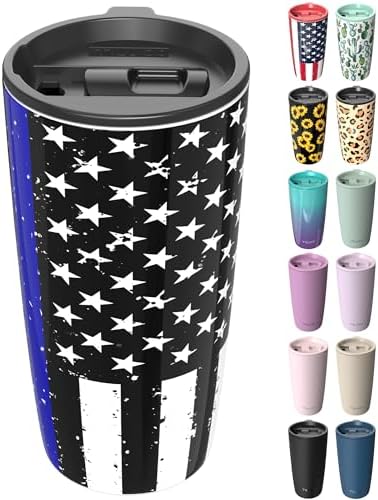 TILUCK 20 oz Insulated Coffee Tumbler with BPA-Free Lid by TILUCKBringsGoodLuck