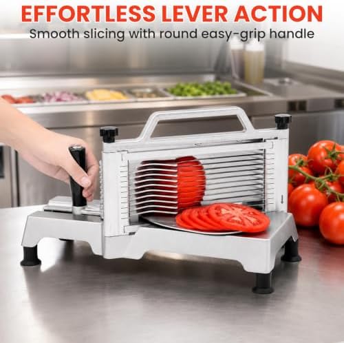 Commercial Tomato Slicer & Vegetable Chopper 3/16inch Food Slicer - Image 5