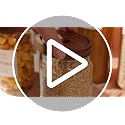 3 Set Glass Pantry Storage Jars with Acacia Airtight Lid - 50oz Thicken Glass Kitchen Canisters with 132 Pantry Labels - Tall Food Storage Containers with Wood Lid for Pasta,Spaghetti,Cereal