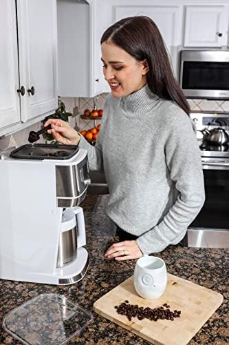 Cuisinart DGB-850 Burr Grind & Brew 10-Cup Coffeemaker with Thermal Carafe (White/Stainless) - Image 7