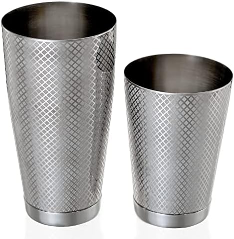 Diamond Lattice Shaker Set, Stainless Steel