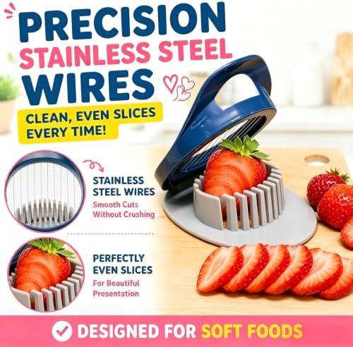 FANTEXY Egg Slicer for Hard Boiled Eggs, Stainless Steel Wire - Image 6