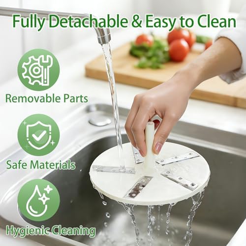 Automatic Grape Peeler Machine, Electric Garlic Peeler & Cherry Tomato,Cordless Electric Grape Peeling Machine for Fruit & Vegetable-Rechargeable Garlic Peeler Skin Remover for Home (Milky White)