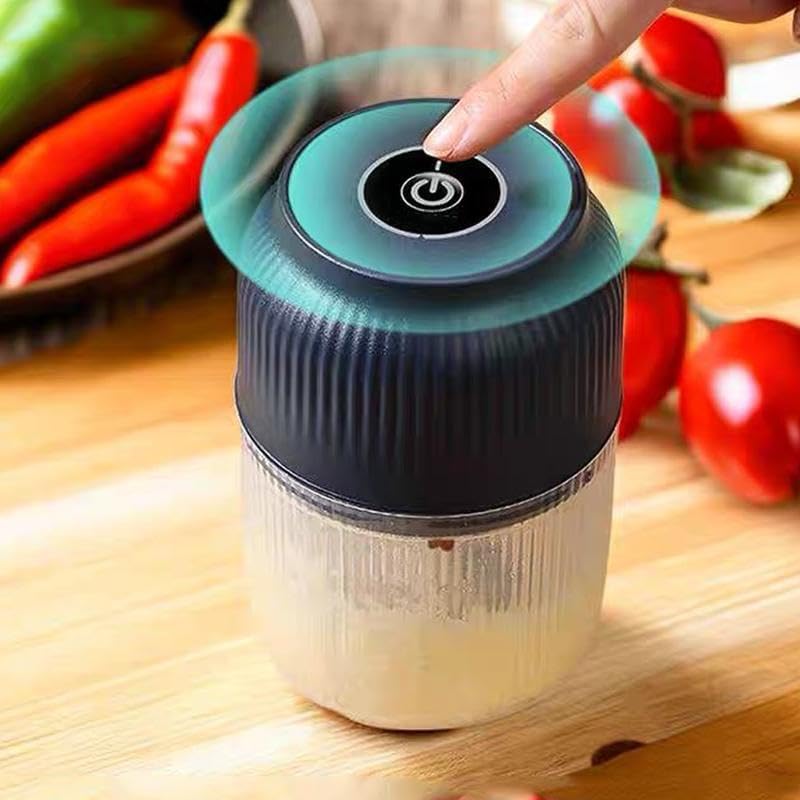 Electric Garlic Chopper Cordless Food Processor 300ML - Image 6