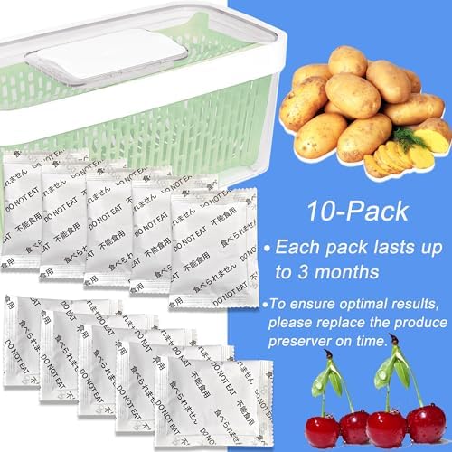 10-Pack Replacement Kits for OXO Greensaver Carbon Filter Refills