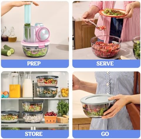 Ninja PREPi 5-in-1 Prep & Store System, Crinkle, Slice, Shred, PN301