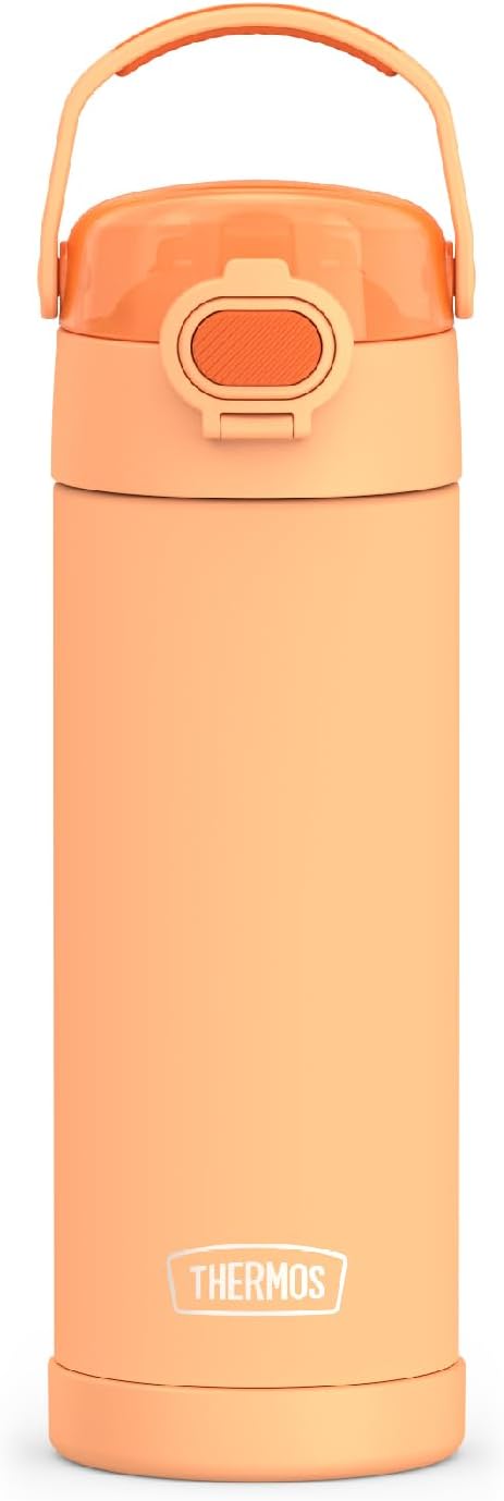 FUNTAINER Water Bottle with Spout, 16oz, Orange