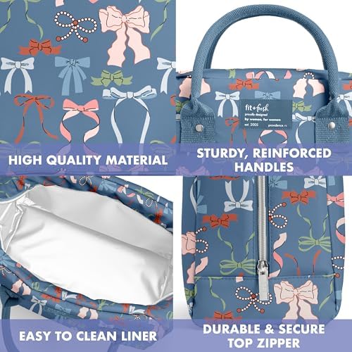Bloomington Insulated Lunch Bag for Women w/ Containers