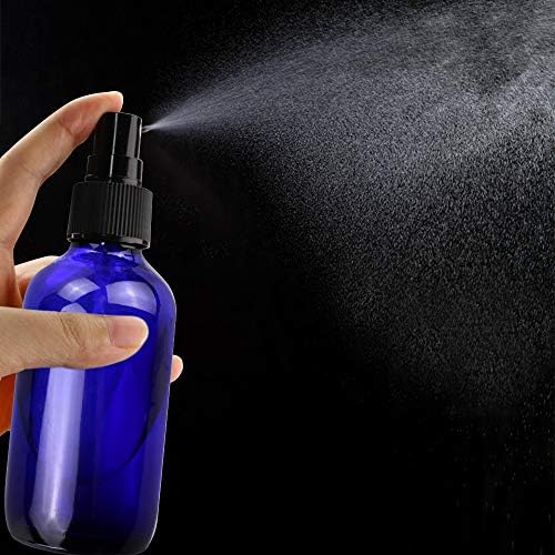 Wedama Spray Bottle, 4 oz Fine Mist Glass Spray Bottles, Little Refillable Liquid Containers for Watering Flowers Cleaning(16 Pack, Blue) - Image 2