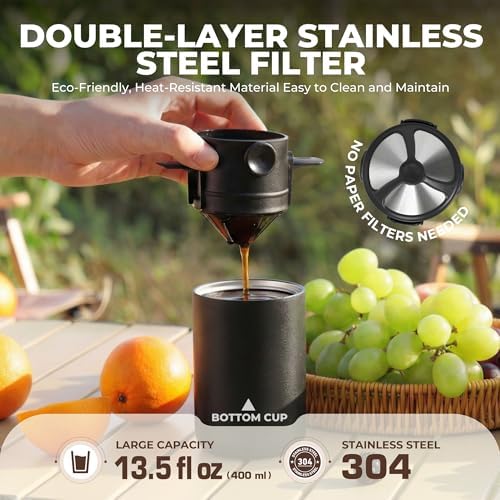 Rechargeable Electric Grinder, Portable Brew Pour Over Coffee Maker