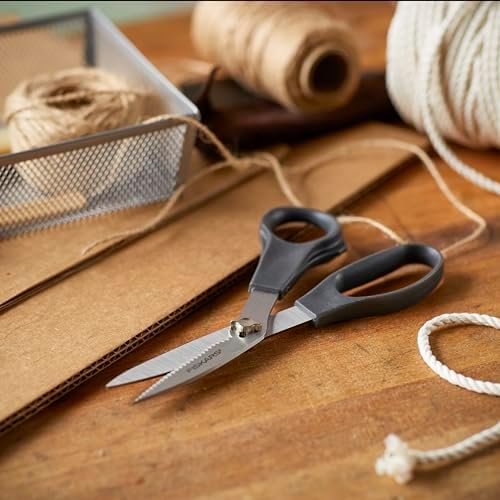 Fiskars 7" Everyday Take-Apart Shears, Multipurpose Scissors, Gray