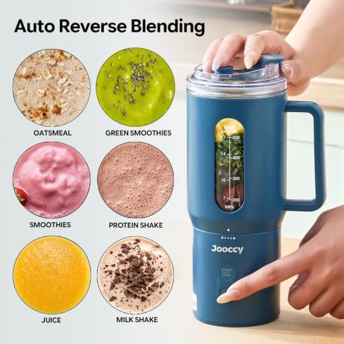 Portable Smoothie for Blender, 18oz personal, Cordless Rechargeable - Image 2