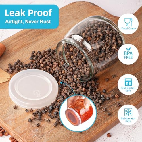 40 Pack 7oz Small Glass Jars with Cork Lids,Mason Jars
