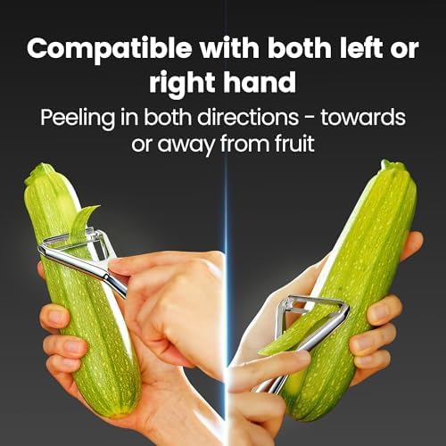 Vegetable Peeler, Ultra Sharp Blade, Stainless Steel Y Peeler