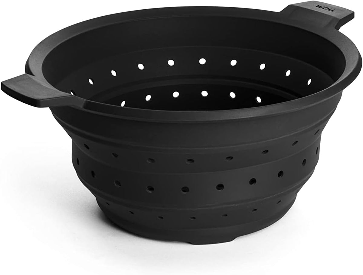 Concept Plus Multi-Function Collapsible Silicone Steamer & Colander Insert, 11", Gray