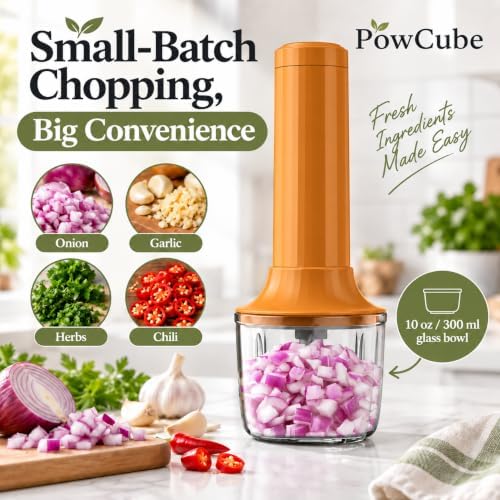 Cordless Hand Mixer, 4-in-1 Handheld Electric Mixer with Electric Whisk Frother & 10 oz Mini Food Chopper, USB-C Rechargeable 4-Speed Hand Mixer for Eggs, Cream, Coffee & Small-Batch Prep - Image 5