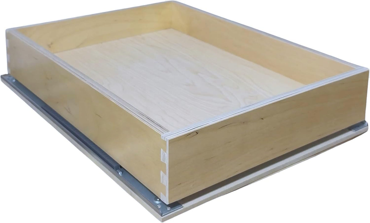 Pull Out Drawer for Cabinets 20" W x 18" D 9 Ply Baltic Birch