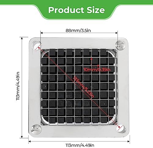 3/8" Replacement Blade for Commercial Vegetable Chopper Dicer
