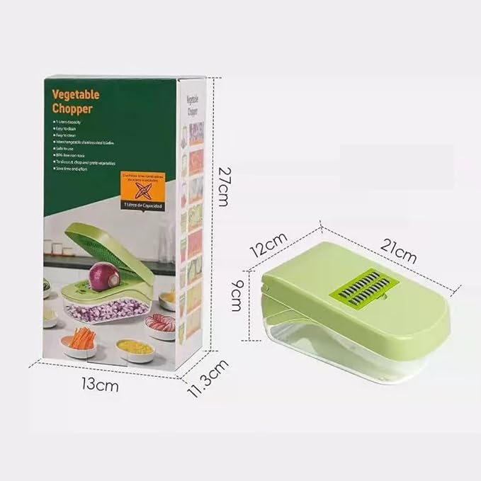17-in-1 Vegetable Chopper, Multifunctional Veggie Chopper Dicer